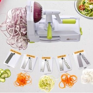 Brieftons 5-Blade Vegetable Spiralizer - Brand New